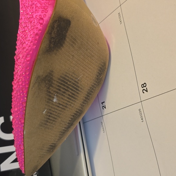 INC International Concepts Women's Hot Pink Stiletto Heels - Picture 4 of 5